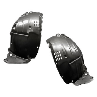Replacement - Front Driver and Passenger Side Fender Liner Front Section Set (Standard Line)
