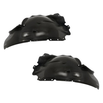 Replacement - Front Rearward Driver and Passenger Side Fender Liner Rear Section Set (Standard Line)