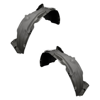 Replacement - Front Driver and Passenger Side Fender Liner Front Section Set (CAPA Certified)