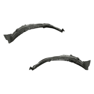Replacement - Front Driver and Passenger Side Fender Splash Shield Set (Standard Line)