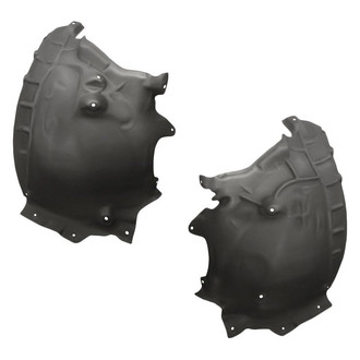 Replacement - Front Rearward Driver and Passenger Side Fender Liner Rear Section Set (Standard Line)