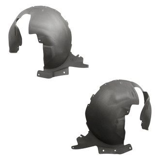 Replacement - Front Driver and Passenger Side Fender Liner Front Section Set (Standard Line)