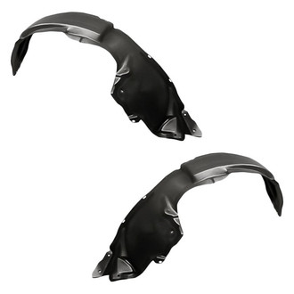 Replacement - Front Driver and Passenger Side Fender Liner Front Section Set (Standard Line)