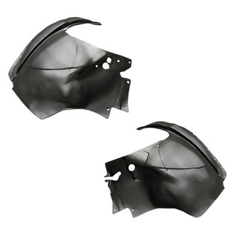 Replacement - Front Rearward Driver and Passenger Side Fender Liner Rear Section Set (Standard Line)