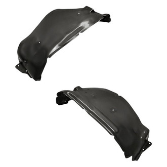 Replacement - Front Driver and Passenger Side Fender Splash Shield Set (Standard Line)