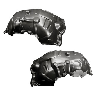 Replacement - Front Driver and Passenger Side Fender Liner Rear Section Set (Standard Line)