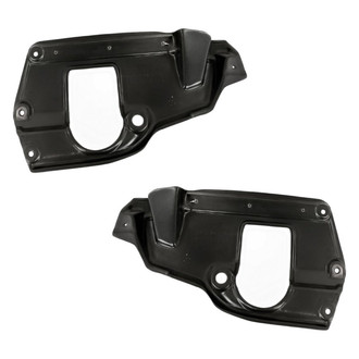 Replacement - Front Driver and Passenger Side Fender Splash Shield Set (Standard Line)