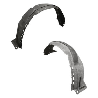 Replacement - Front Driver and Passenger Side Fender Liner Rear Section Set (Standard Line)