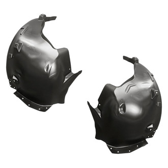 Replacement - Front Rearward Driver and Passenger Side Fender Liner Rear Section Set (CAPA Certified)