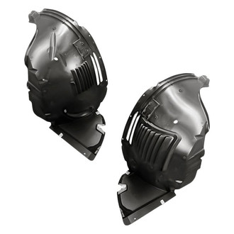 Replacement - Front Driver and Passenger Side Fender Liner Front Section Set (Standard Line)