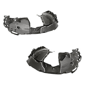Replacement - Front Driver and Passenger Side Fender Liner Set (CAPA Certified)