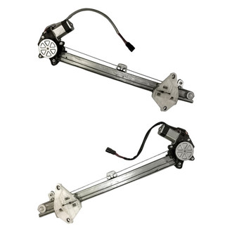 Replacement - Front Driver and Passenger Side Power Window Regulator and Motor Assembly Set