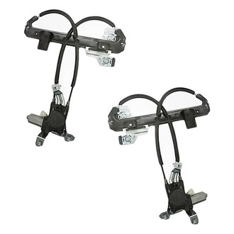 Replacement - Rear Driver and Passenger Side Power Window Regulator and Motor Assembly Set