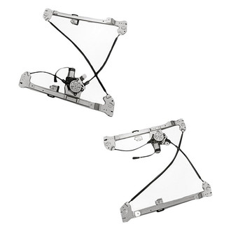 Replacement - Front Driver and Passenger Side Power Window Regulator and Motor Assembly Set