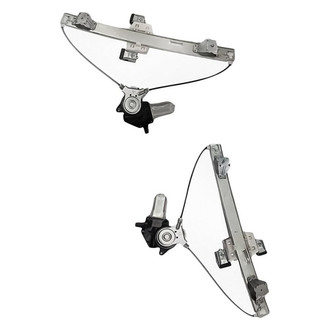 Replacement - Rear Driver and Passenger Side Power Window Regulator and Motor Assembly Set