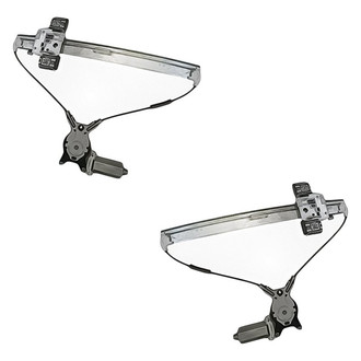 Replacement - Front Driver and Passenger Side Power Window Regulator and Motor Assembly Set