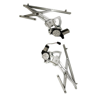Replacement - Front Driver and Passenger Side Power Window Regulator and Motor Assembly Set