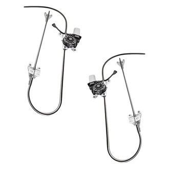 Replacement - Front Driver and Passenger Side Power Window Regulator and Motor Assembly Set