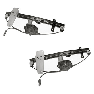 Replacement - Front Driver and Passenger Side Power Window Regulator and Motor Assembly Set