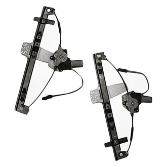 Replacement - Front Driver and Passenger Side Power Window Regulator and Motor Assembly Set