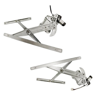 Replacement - Front Driver and Passenger Side Power Window Regulator and Motor Assembly Set