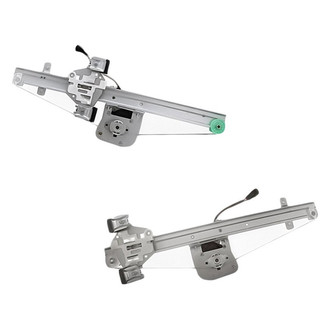 Replacement - Rear Driver and Passenger Side Power Window Regulator and Motor Assembly Set