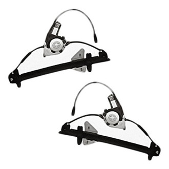 Replacement - Rear Driver and Passenger Side Power Window Regulator and Motor Assembly Set