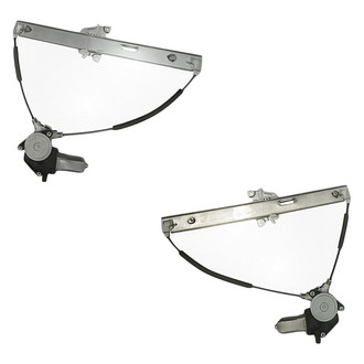 Replacement - Front Driver and Passenger Side Power Window Regulator and Motor Assembly Set