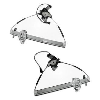 Replacement - Front Driver and Passenger Side Power Window Regulator and Motor Assembly Set