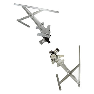 Replacement - Front Driver and Passenger Side Power Window Regulator and Motor Assembly Set