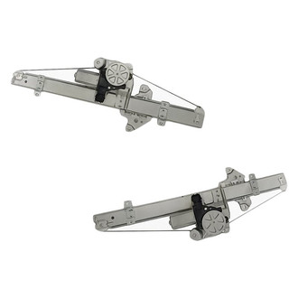 Replacement - Front Driver and Passenger Side Power Window Regulator and Motor Assembly Set