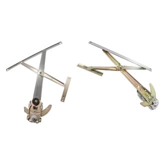 Replacement - Front Driver and Passenger Side Manual Window Regulator Set