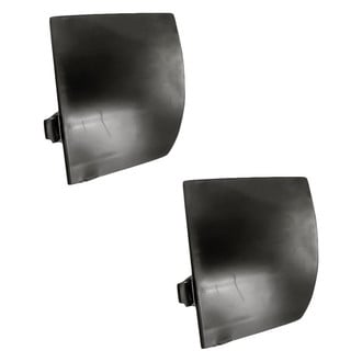 Replacement - Front Upper Driver and Passenger Side Bumper Cover Air Deflector Set (Standard Line)