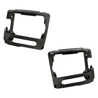 Replacement - Front Driver and Passenger Side Bumper Impact Bar Extension Set (CAPA Certified)