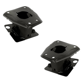 Replacement - Rear Driver and Passenger Side Bumper Bracket Set (Standard Line)