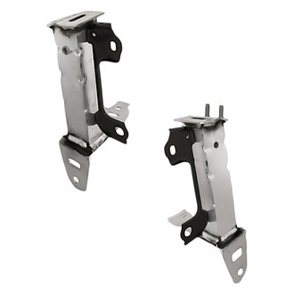Replacement - Front Lower Driver and Passenger Side Bumper Support Bracket Set (CAPA Certified)