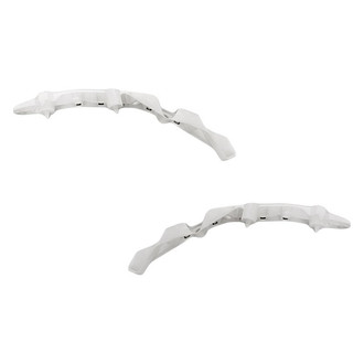 Replacement - Front Outer Driver and Passenger Side Bumper Cover Bracket Set (Standard Line)