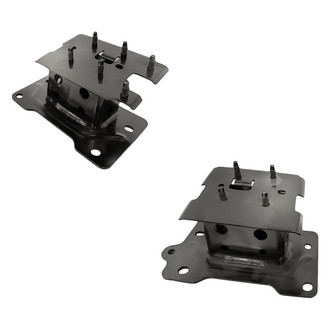Replacement - Front Driver and Passenger Side Bumper Mounting Bracket Set (CAPA Certified)