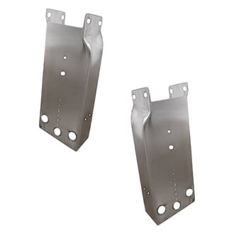 Replacement - Front Driver and Passenger Side Bumper Mounting Bracket Set (Standard Line)
