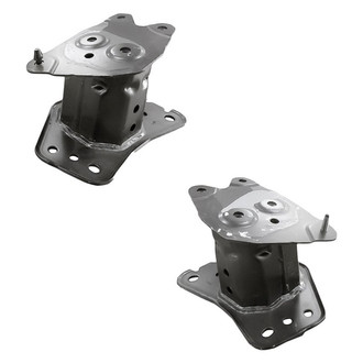 Replacement - Rear Driver and Passenger Side Bumper Impact Bar Bracket Set (Standard Line)