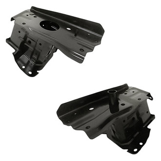 Replacement - Front Driver and Passenger Side Bumper Bracket Set (CAPA Certified)
