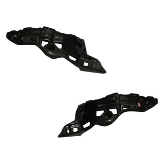 Replacement - Front Driver and Passenger Side Bumper Cover Side Support Set (Standard Line)