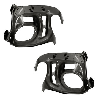 Replacement - Front Driver and Passenger Side Bumper Cover Side Extension Bracket Set (Standard Line)