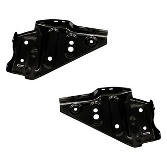 Replacement - Front Driver and Passenger Side Bumper Cover Bracket Set (Standard Line)