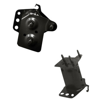 Replacement - Front Driver and Passenger Side Bumper Bracket Set (Standard Line)
