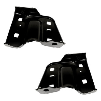 Replacement - Front Driver and Passenger Side Bumper Face Bar Support Brace Set (Standard Line)