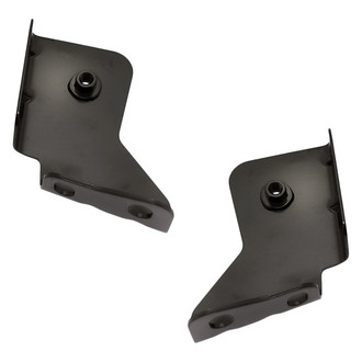 Replacement - Front Outer Driver and Passenger Side Bumper Mounting Bracket Set (CAPA Certified)