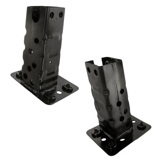 Replacement - Front Outer Driver and Passenger Side Bumper Mounting Bracket Set (Standard Line)