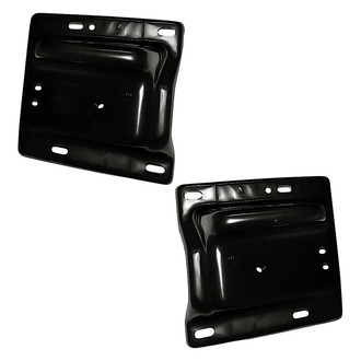 Replacement - Front Driver and Passenger Side Bumper Bracket Set (Standard Line)