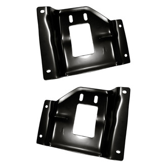 Replacement - Front Driver and Passenger Side Bumper Bracket Set (CAPA Certified)